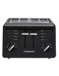 Tostadora Cuisinart 4 Posiciones 7 Ajustes Negra