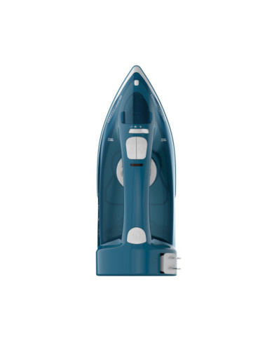 Plancha De Ropa Black Decker- 1200w Liviana Cable Retractil Suela Ceramica Azul
