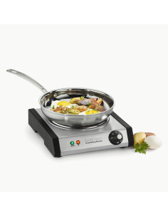 Hornilla Electrica Cuisinart 1 Quemador De Hierro Fundido 1300 Watts Perilla Para Regular